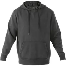 Heritage Washed Hoody Charcoal Front